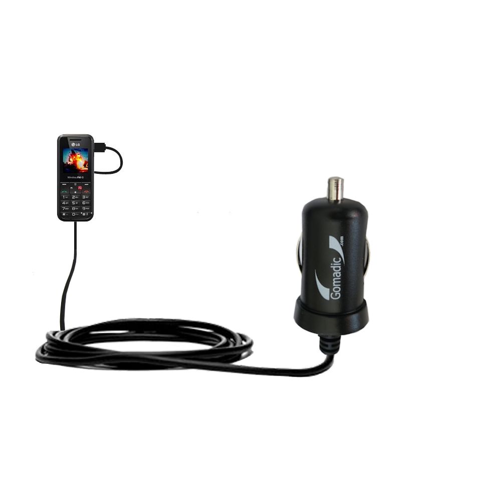 Mini Car Charger compatible with the LG GS107 GS106