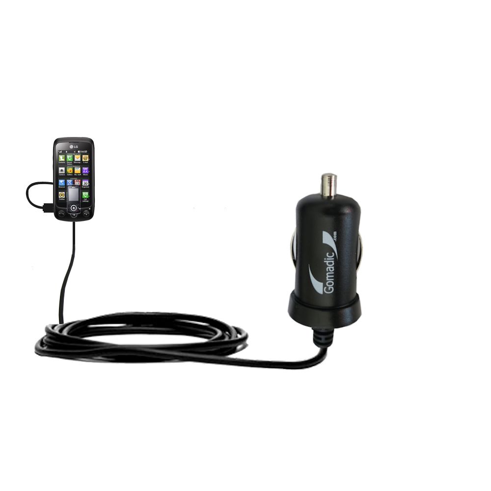 Mini Car Charger compatible with the LG GS500