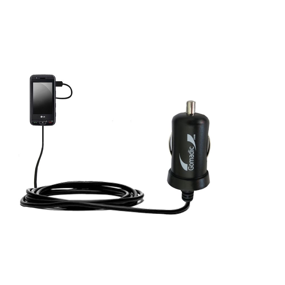 Mini Car Charger compatible with the LG GT505