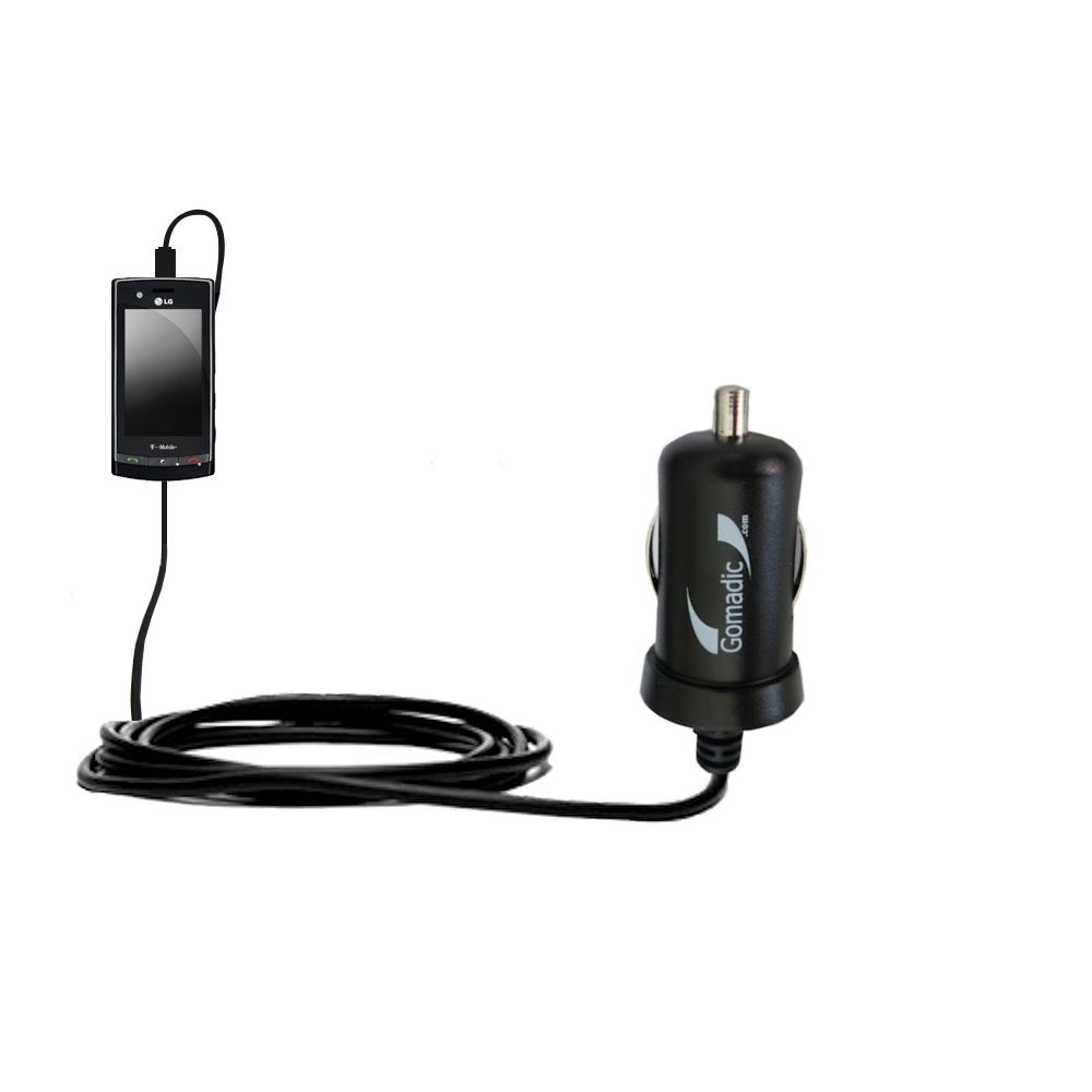 Mini Car Charger compatible with the LG GW520
