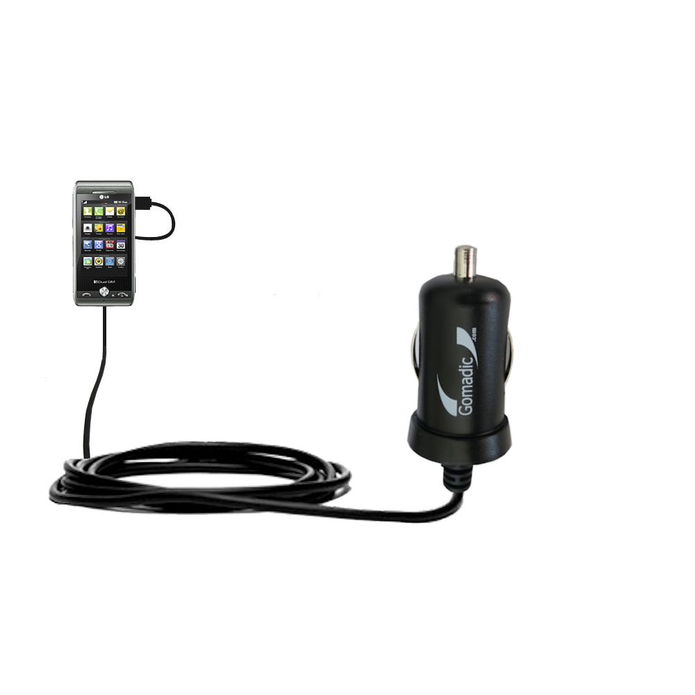 Mini Car Charger compatible with the LG GX500