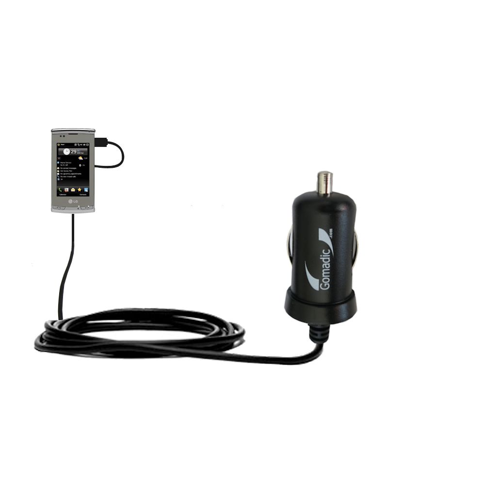 Mini Car Charger compatible with the LG Incite