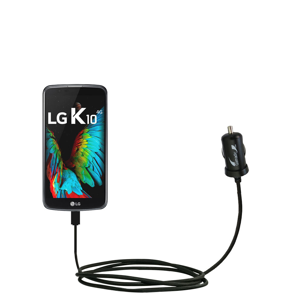 Mini Car Charger compatible with the LG K8 / K10
