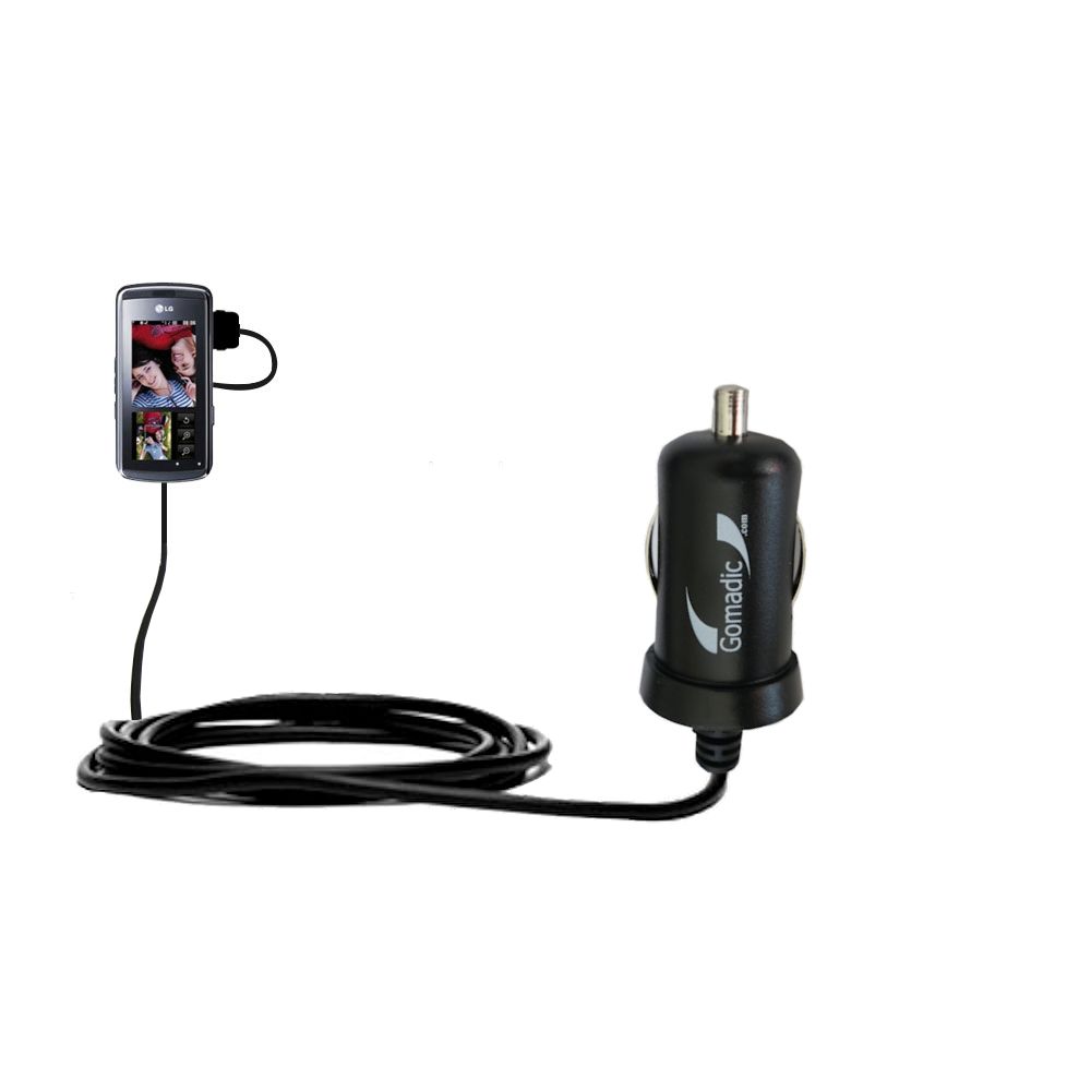 Mini Car Charger compatible with the LG KF600 / KF-600