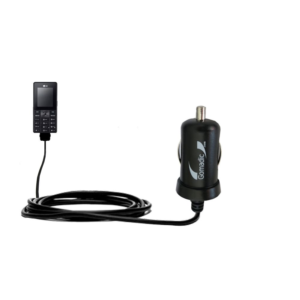 Mini Car Charger compatible with the LG KG320