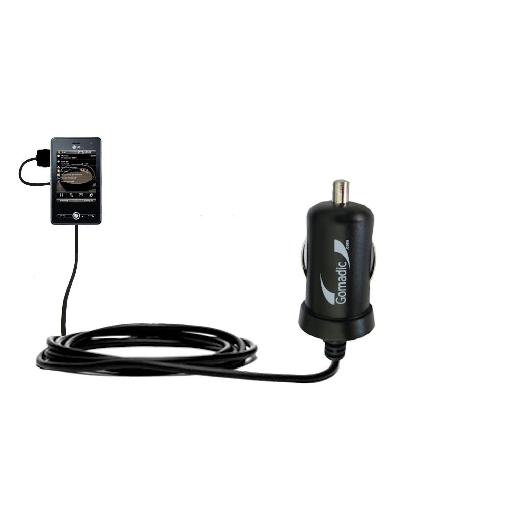 Mini Car Charger compatible with the LG KS20