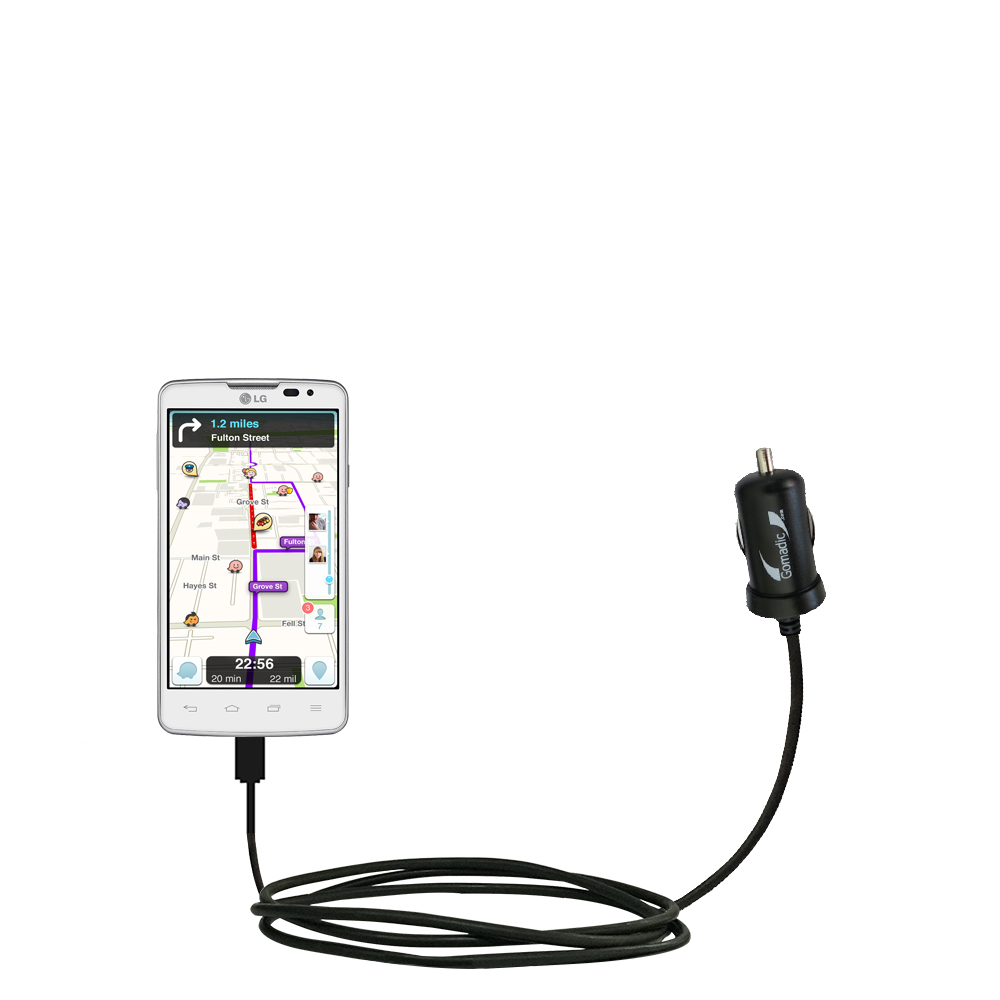 Mini Car Charger compatible with the LG L60