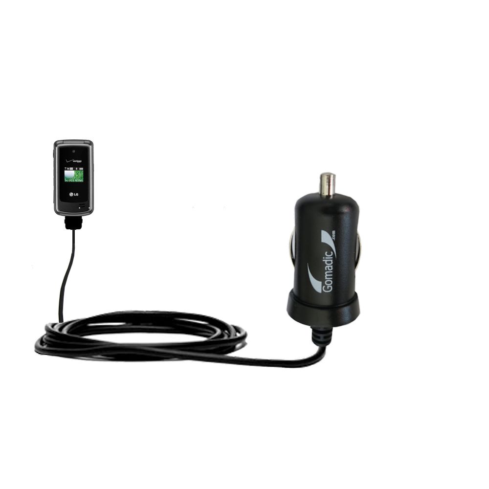 Mini Car Charger compatible with the LG LX5500