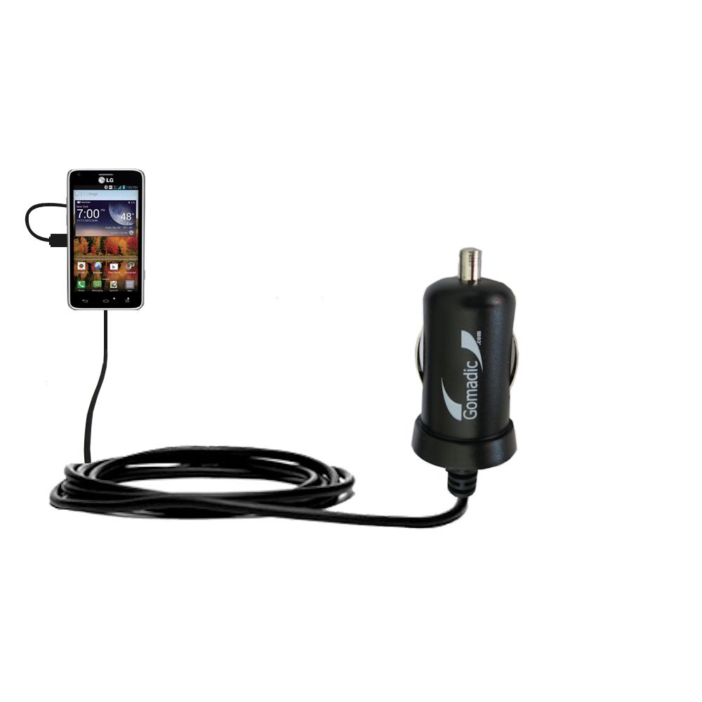 Mini Car Charger compatible with the LG Mach