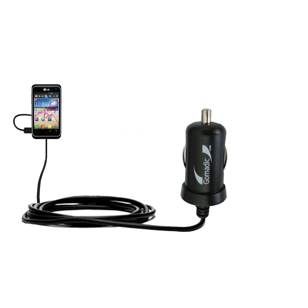 Mini Car Charger compatible with the LG Motion