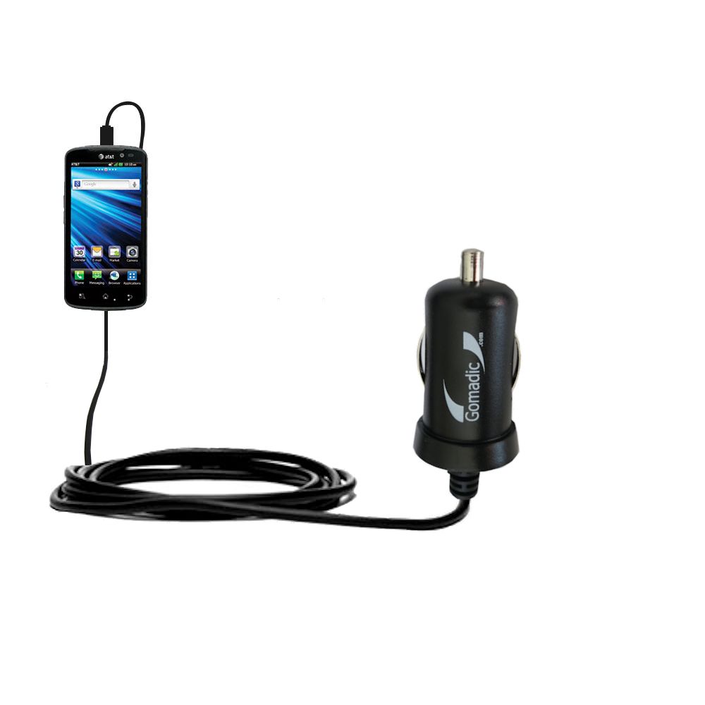 Mini Car Charger compatible with the LG Nitro HD