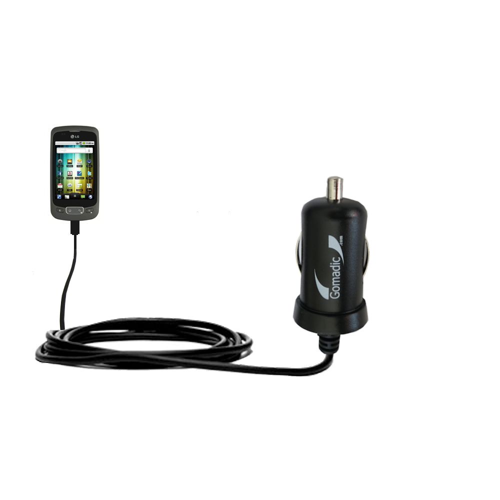 Mini Car Charger compatible with the LG P500