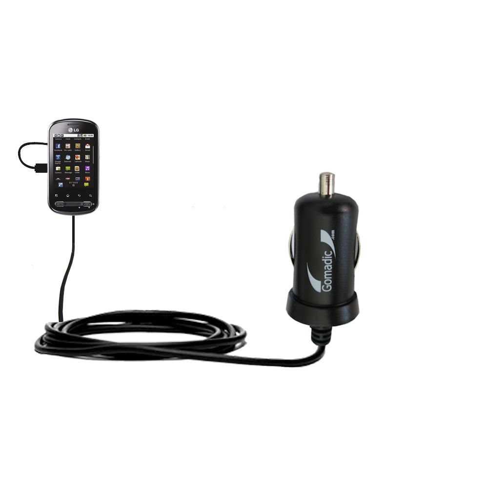 Mini Car Charger compatible with the LG Pecan