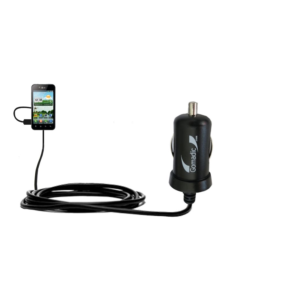 Mini Car Charger compatible with the LG Swift