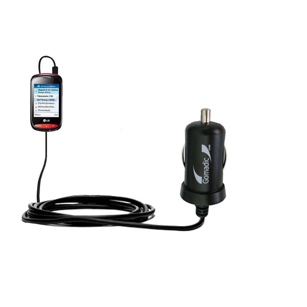 Mini Car Charger compatible with the LG T310