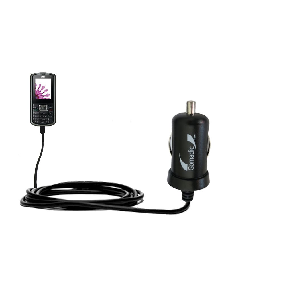 Mini Car Charger compatible with the LG UX265 UX280