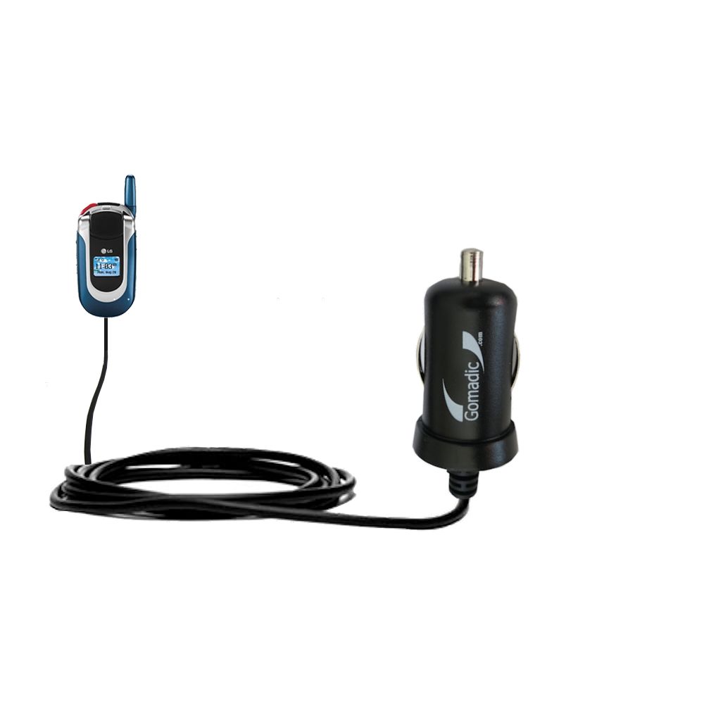 Mini Car Charger compatible with the LG UX390