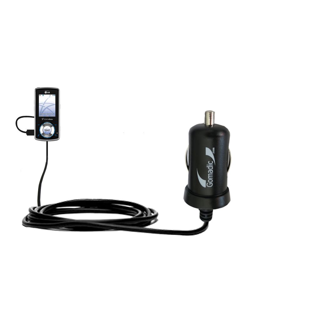Mini Car Charger compatible with the LG UX585