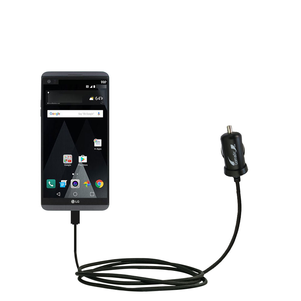 Mini Car Charger compatible with the LG V20