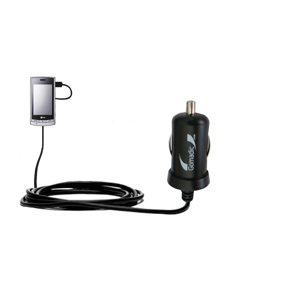 Mini Car Charger compatible with the LG Viewty GT