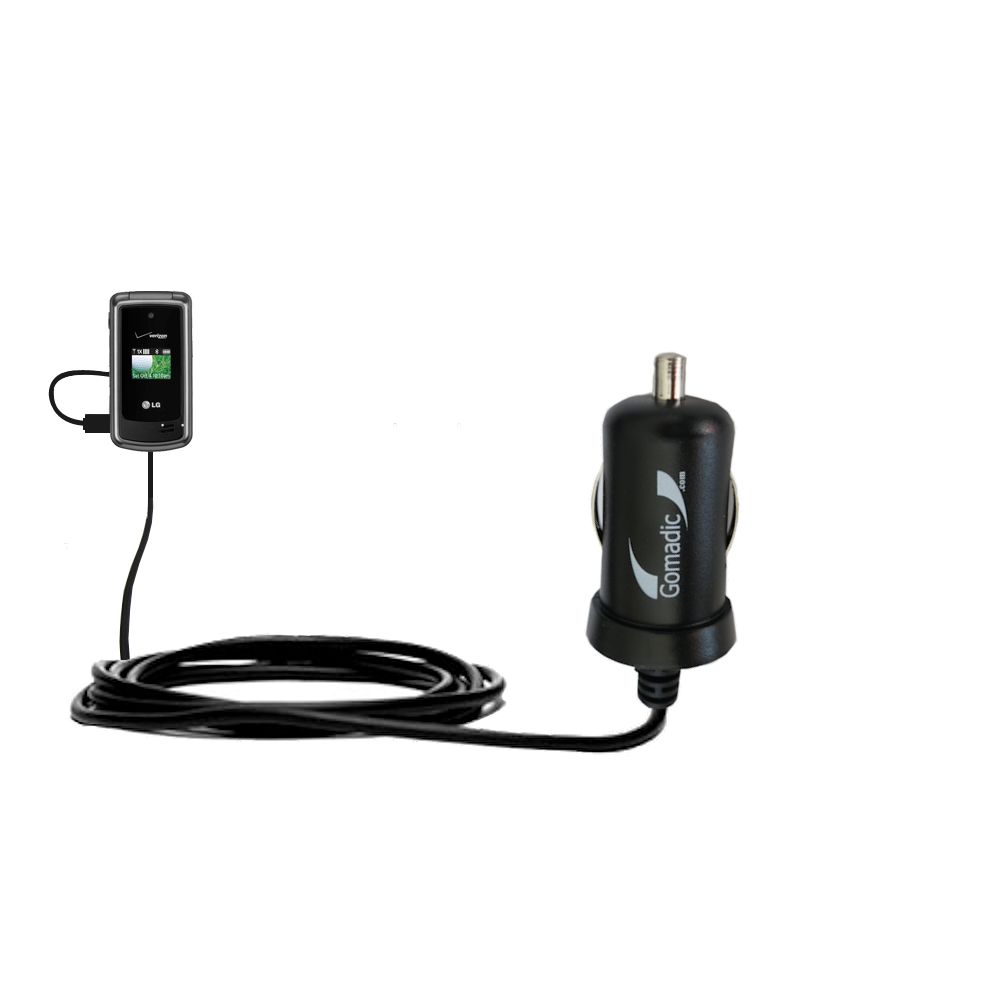 Mini Car Charger compatible with the LG VX5500