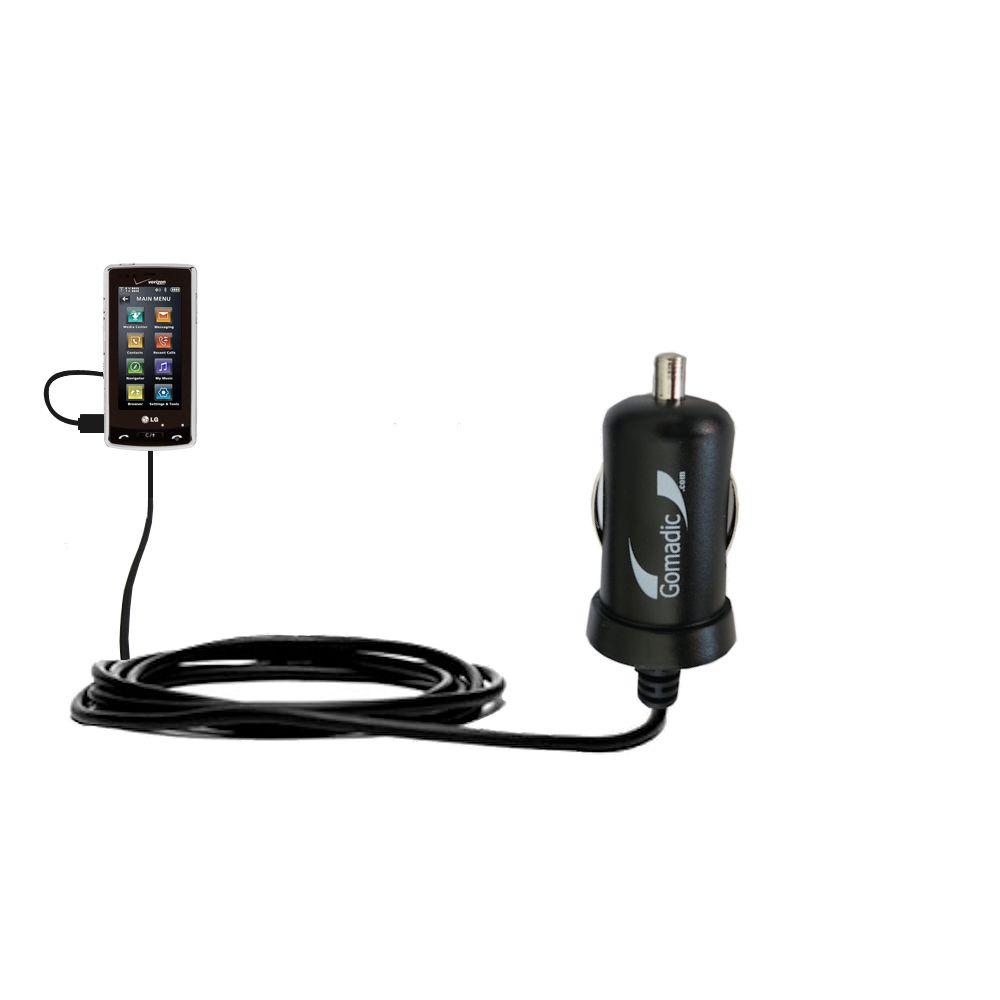 Mini Car Charger compatible with the LG VX9600