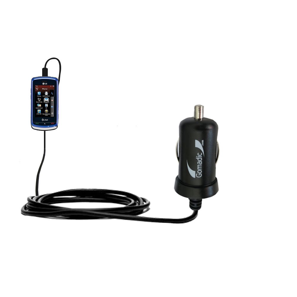 Mini Car Charger compatible with the LG Xenon