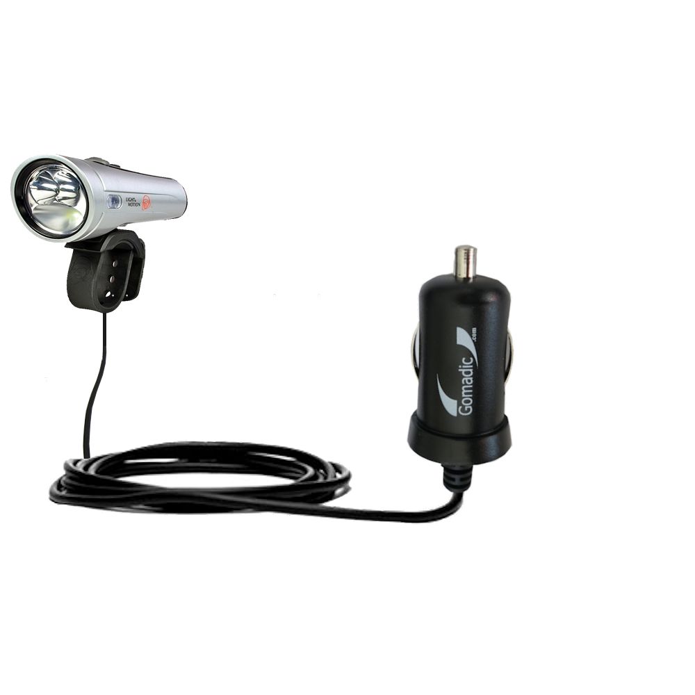 Mini Car Charger compatible with the Light and Motion Tax 1200