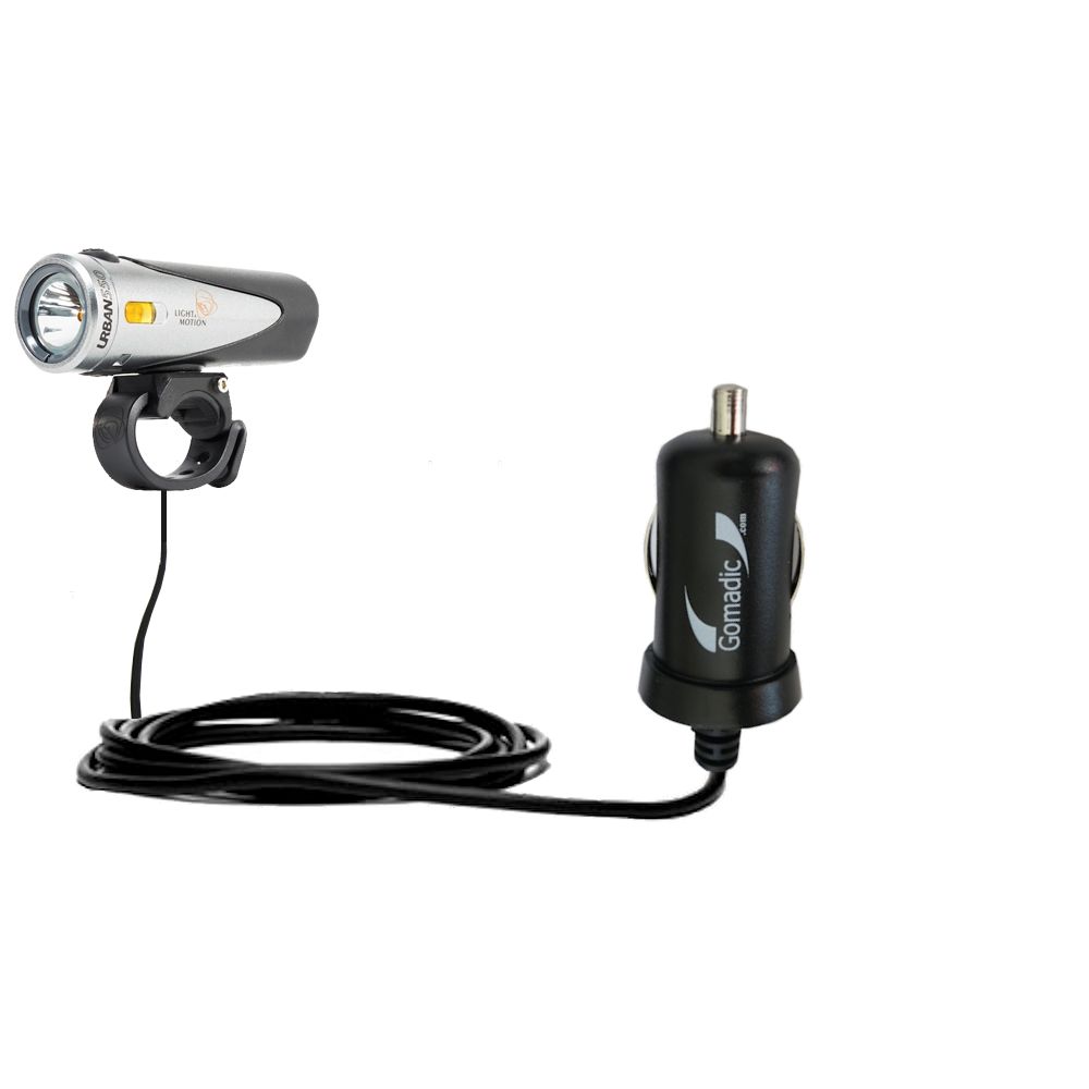 Mini Car Charger compatible with the Light and Motion Urban 700 / 550