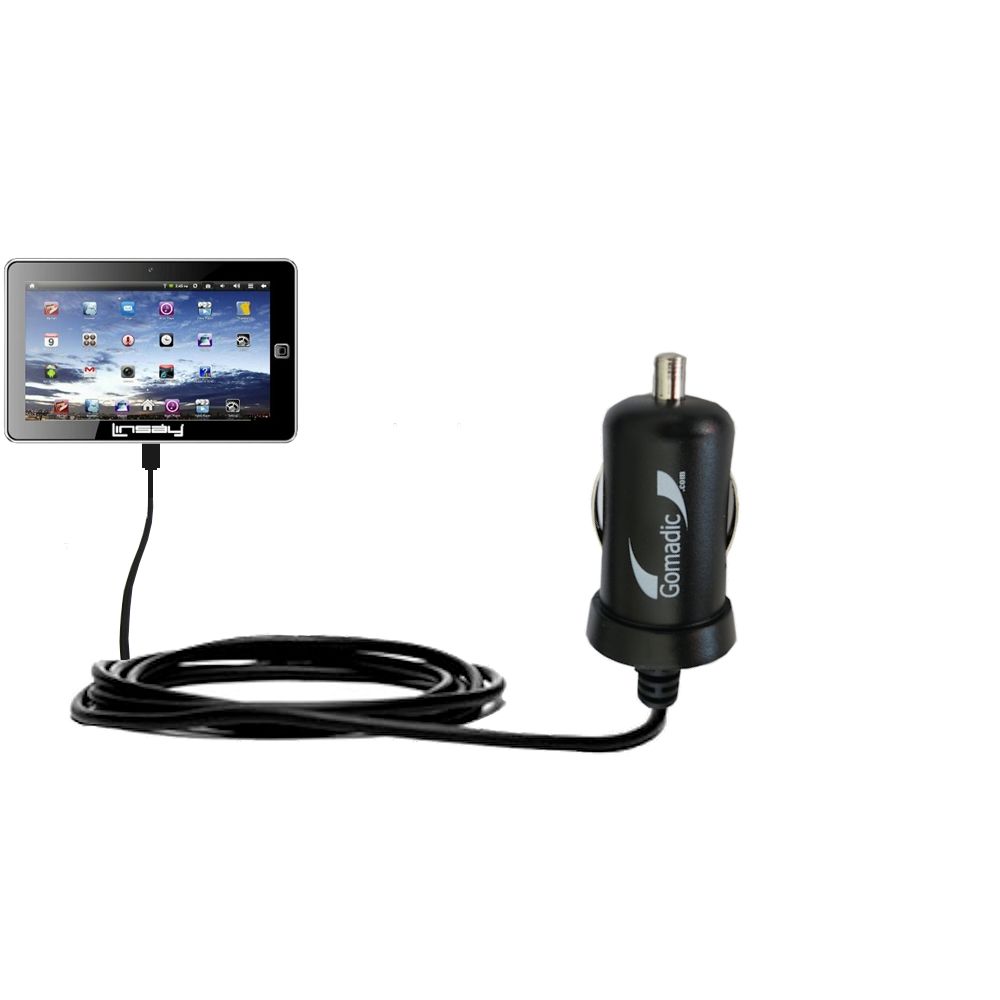 Mini Car Charger compatible with the Linsay Cosmos F-7HD F-10HD