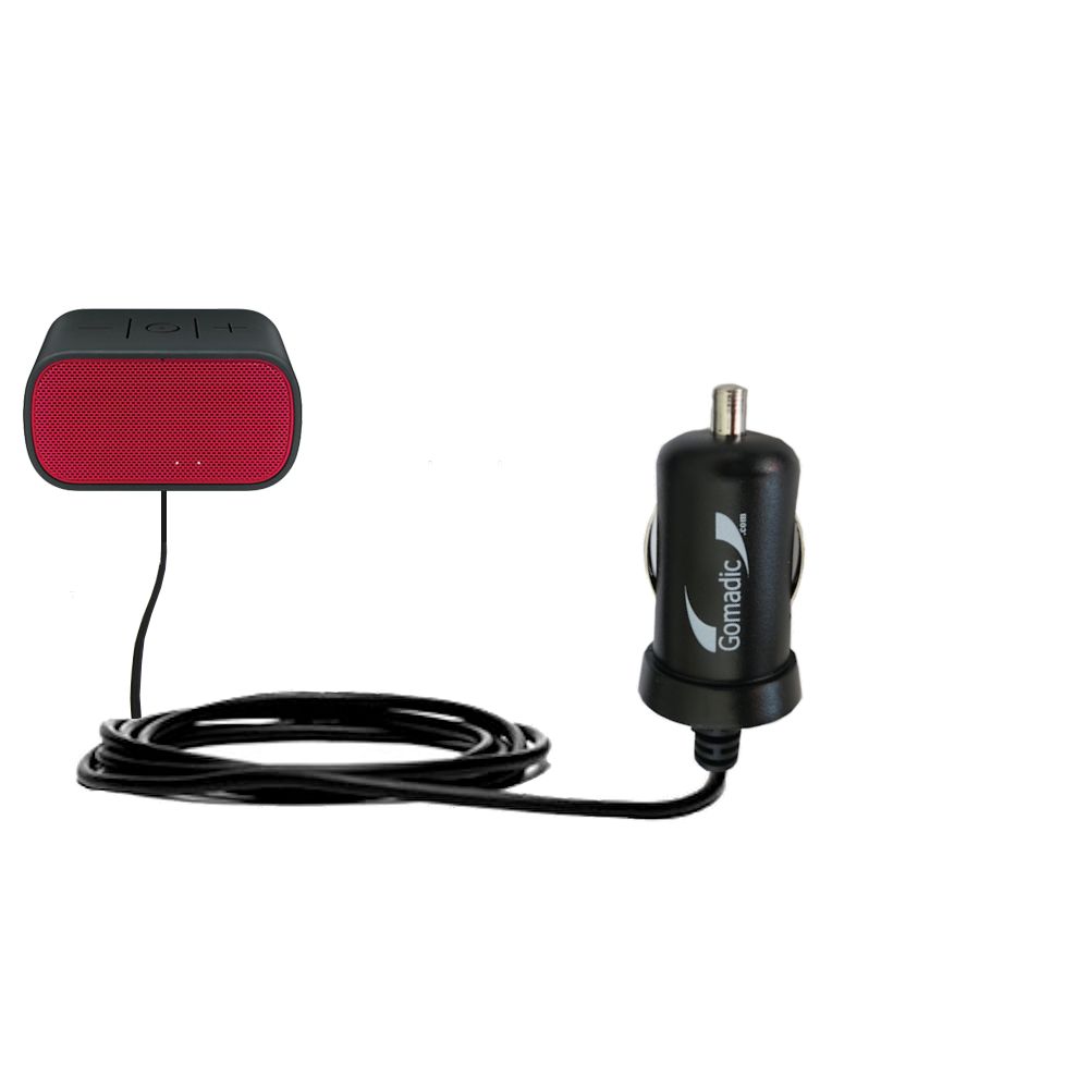 Mini Car Charger compatible with the Logitech UE Mobile Boombox