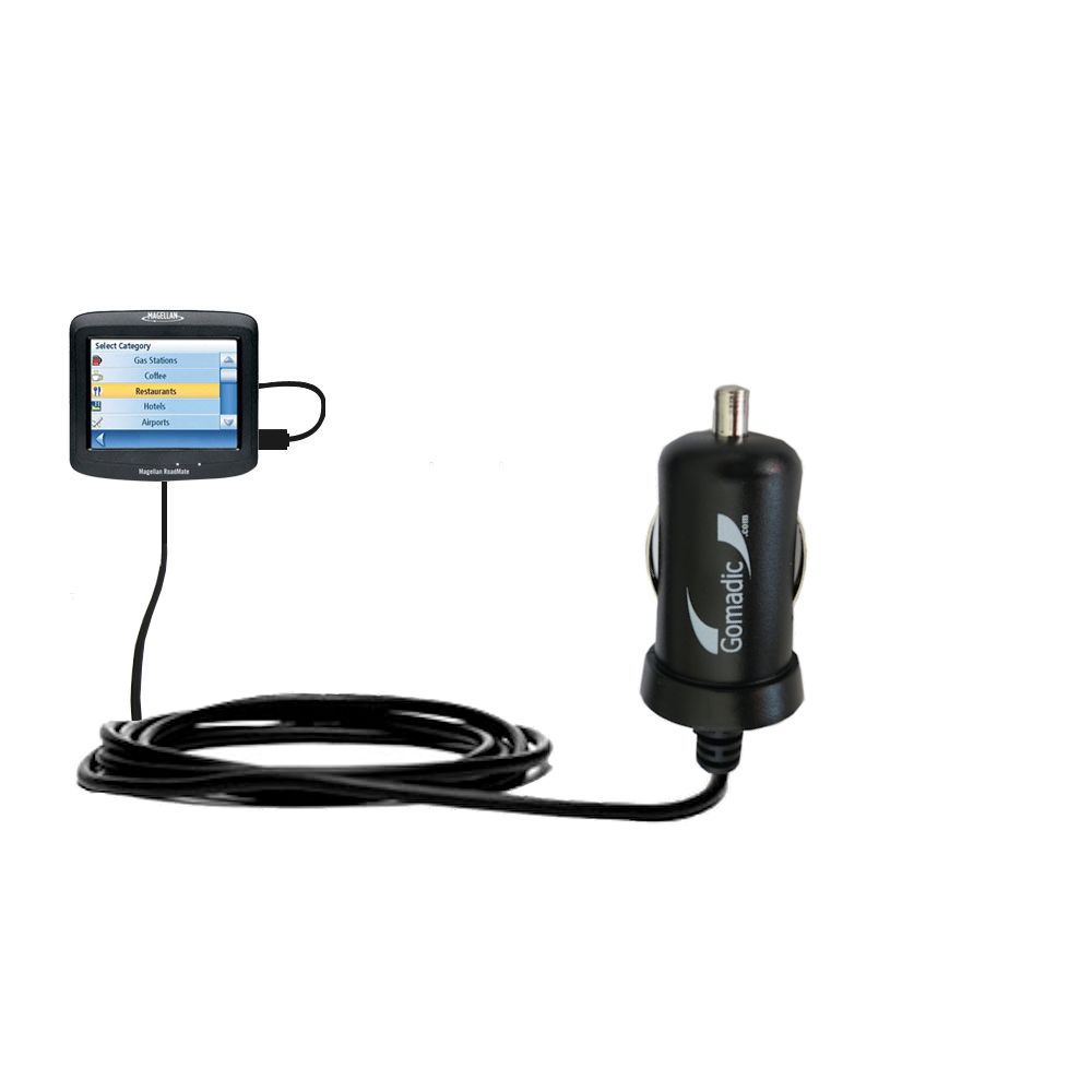 Mini Car Charger compatible with the Magellan Roadmate 1212