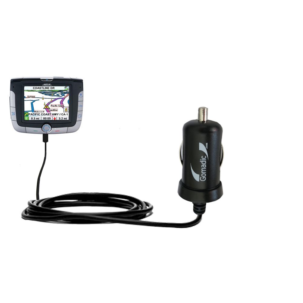 Mini Car Charger compatible with the Magellan Roadmate 3000T