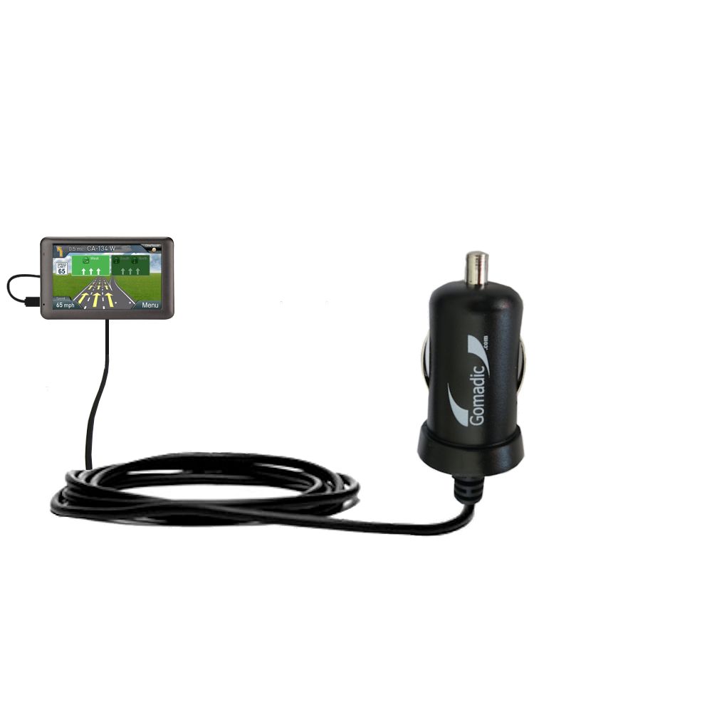 Mini Car Charger compatible with the Magellan RoadMate 6230 Dashcam