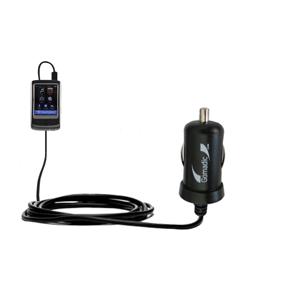 Mini Car Charger compatible with the Memorex TouchMP