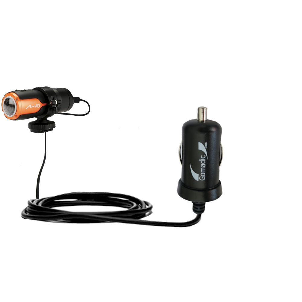 Mini Car Charger compatible with the Mio MiVue M350