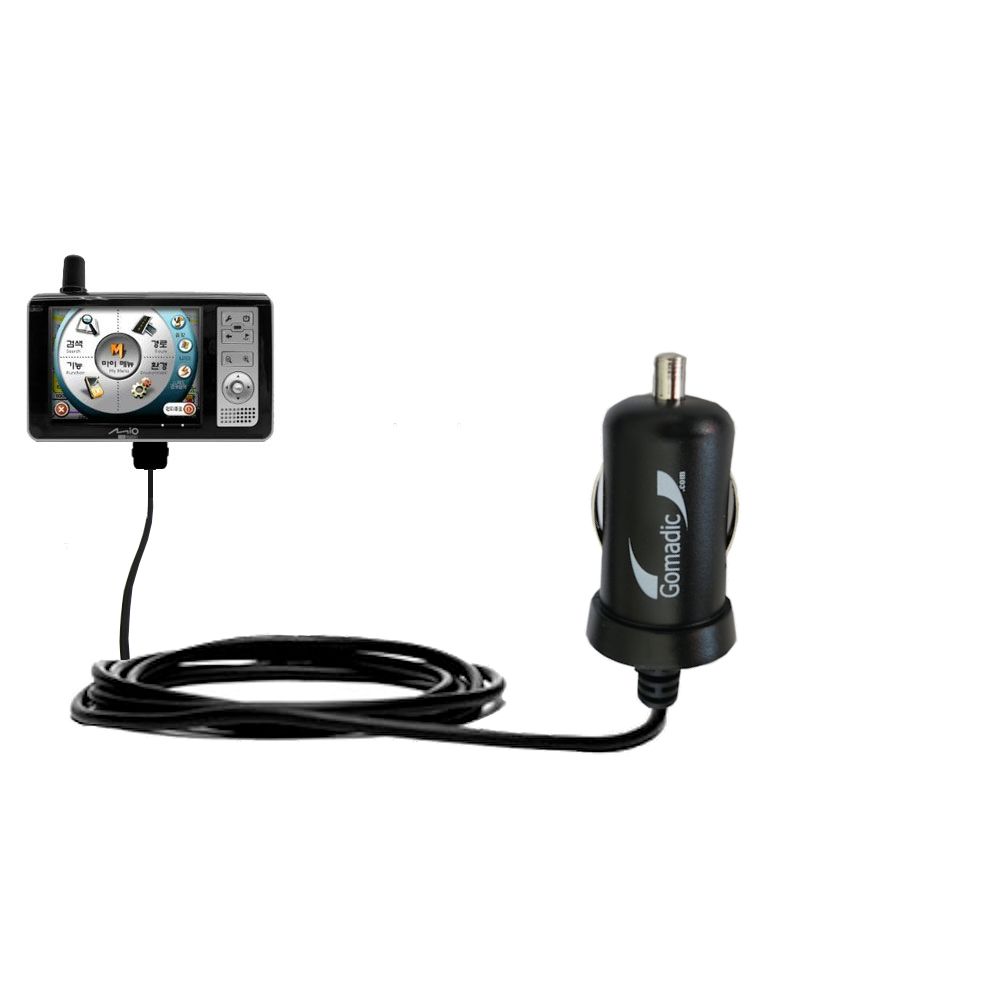 Mini Car Charger compatible with the Mio 138