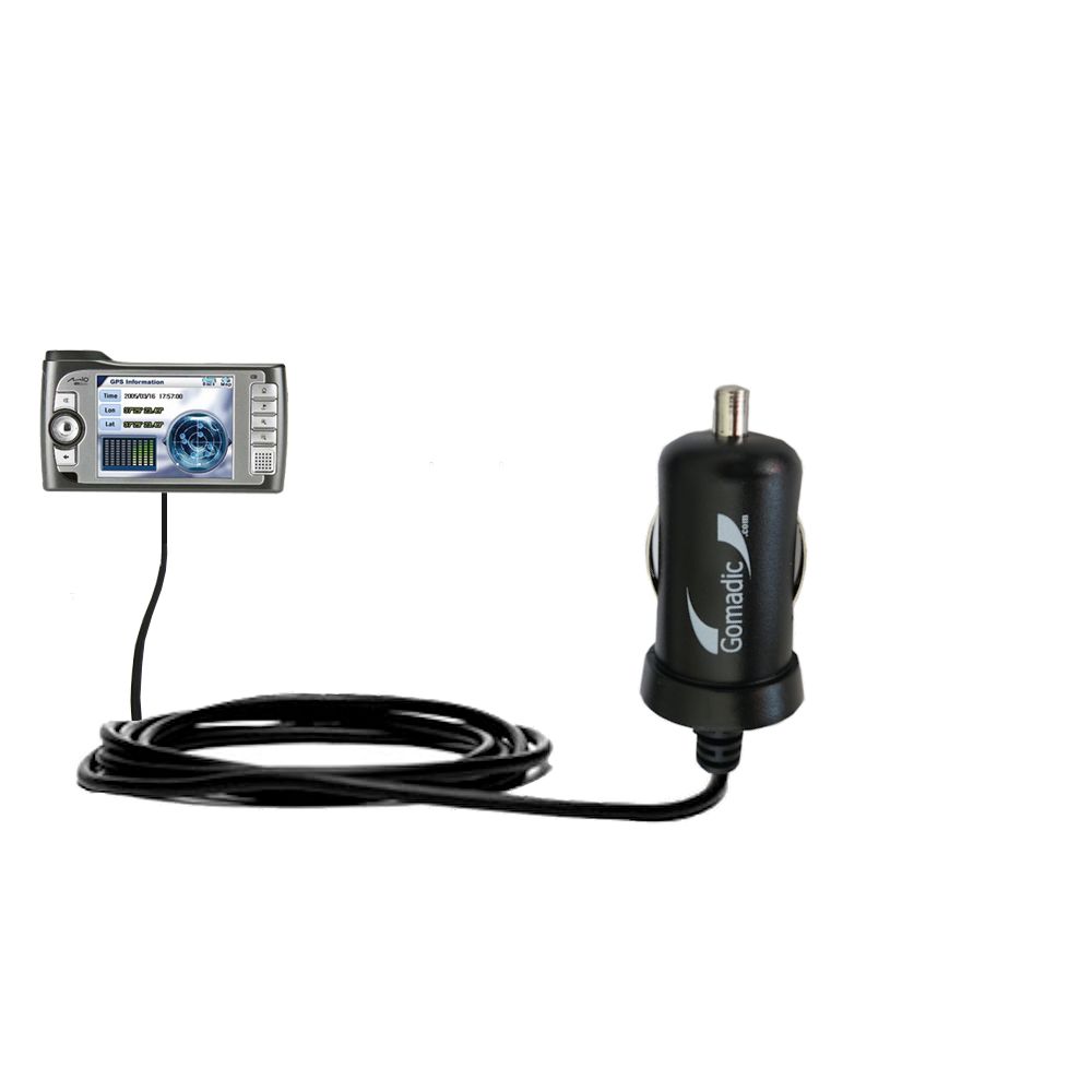 Mini Car Charger compatible with the Mio 268 Plus