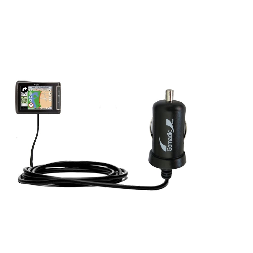 Mini Car Charger compatible with the Mio C710 C720 C720t