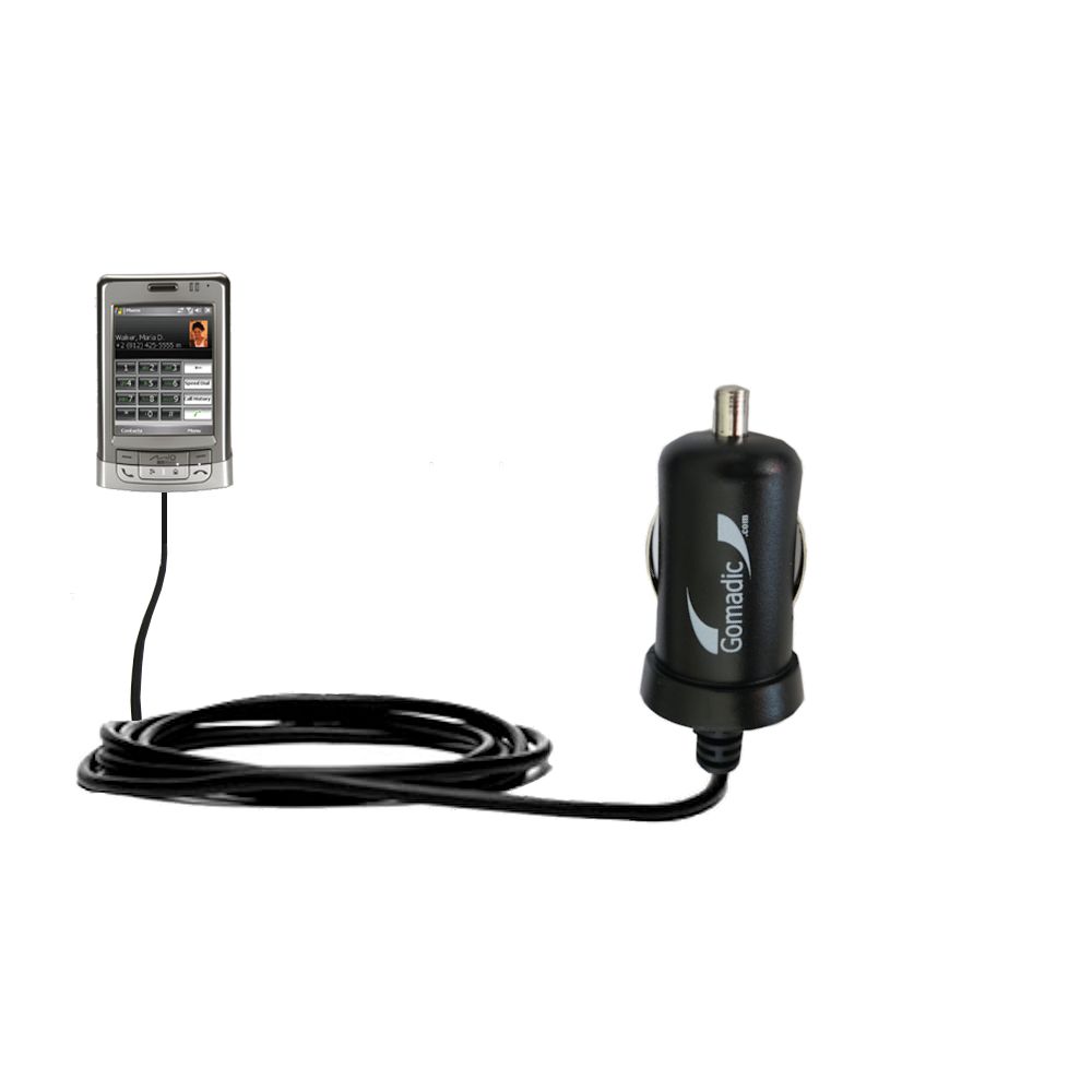 Mini Car Charger compatible with the Mio DigiWalker A501