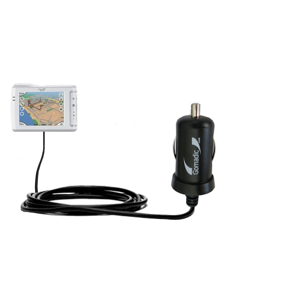 Mini Car Charger compatible with the Mio DigiWalker C310x