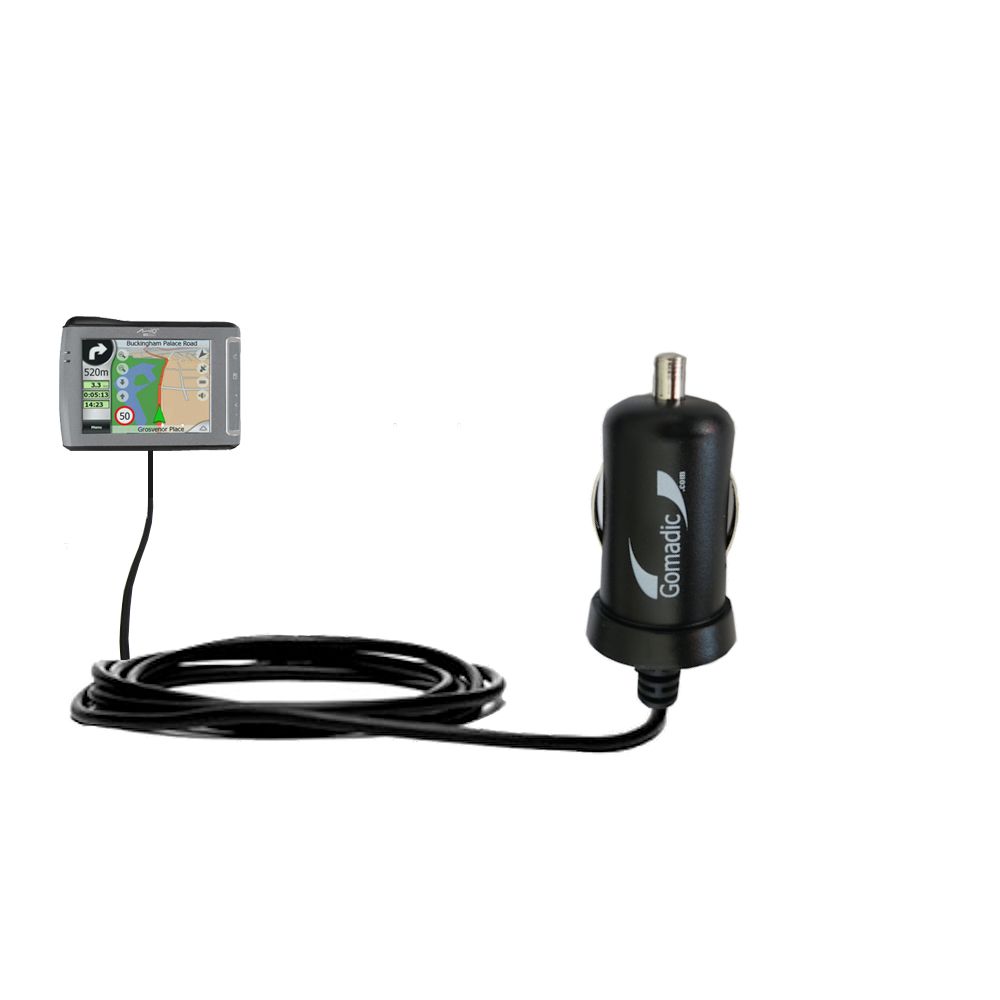 Mini Car Charger compatible with the Mio DigiWalker C510e