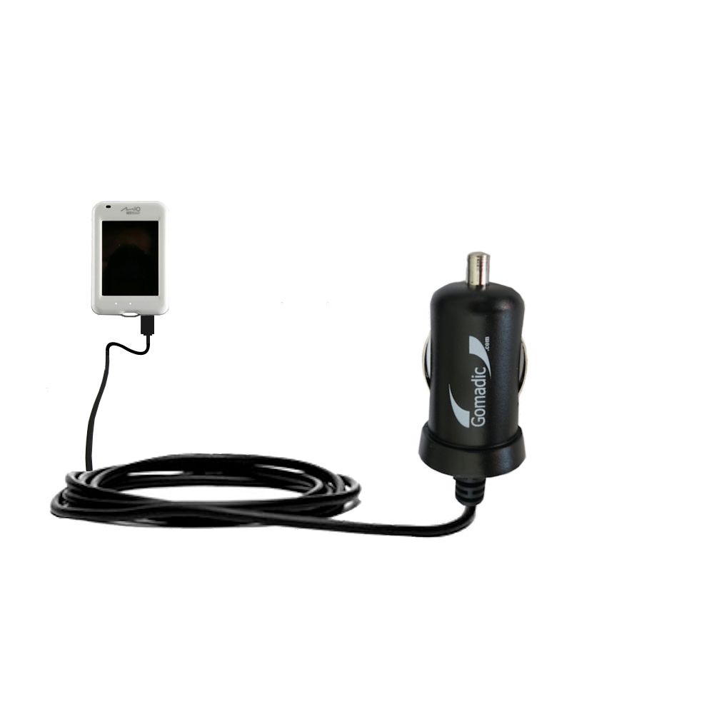 Mini Car Charger compatible with the Mio H610