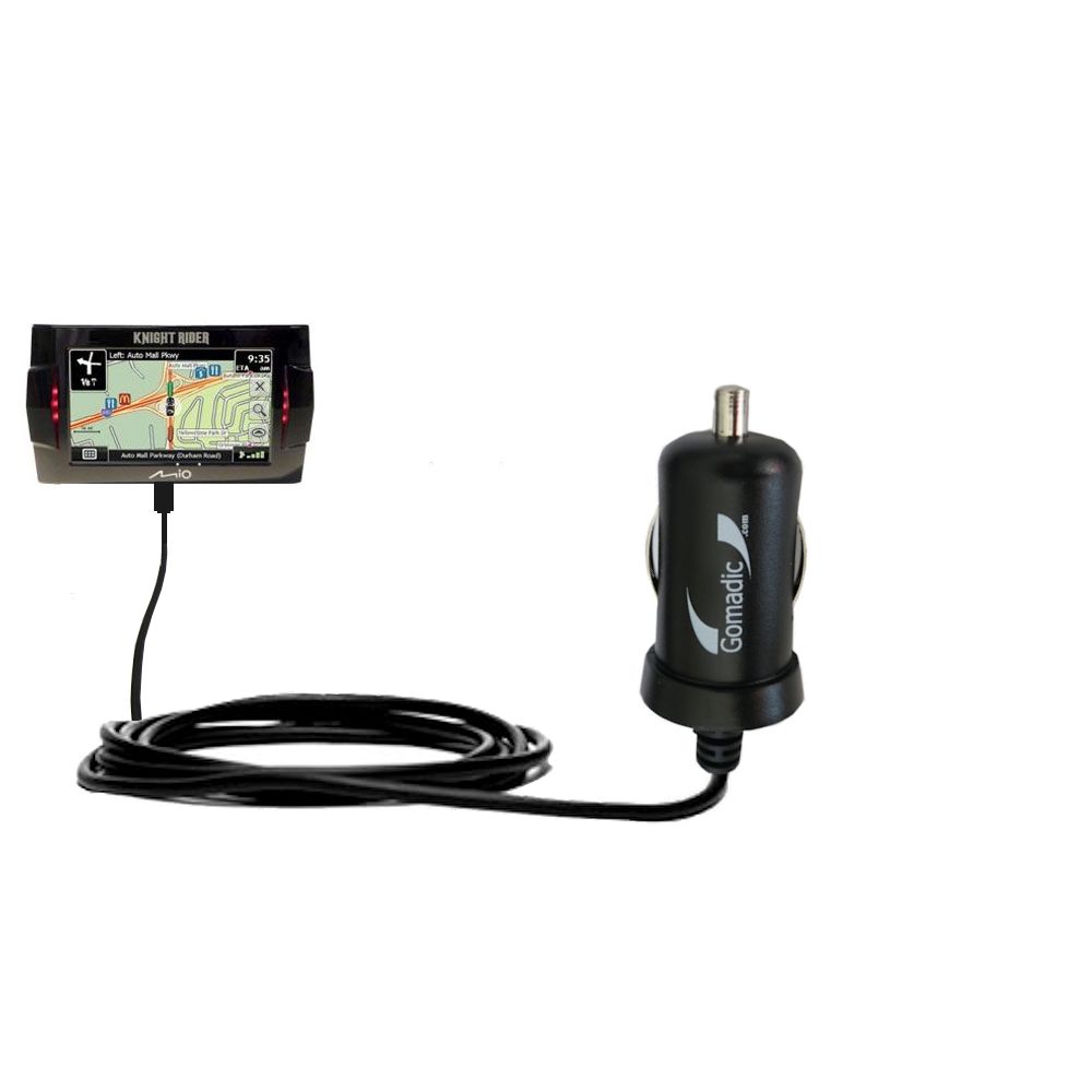 Mini Car Charger compatible with the Mio Knight Rider