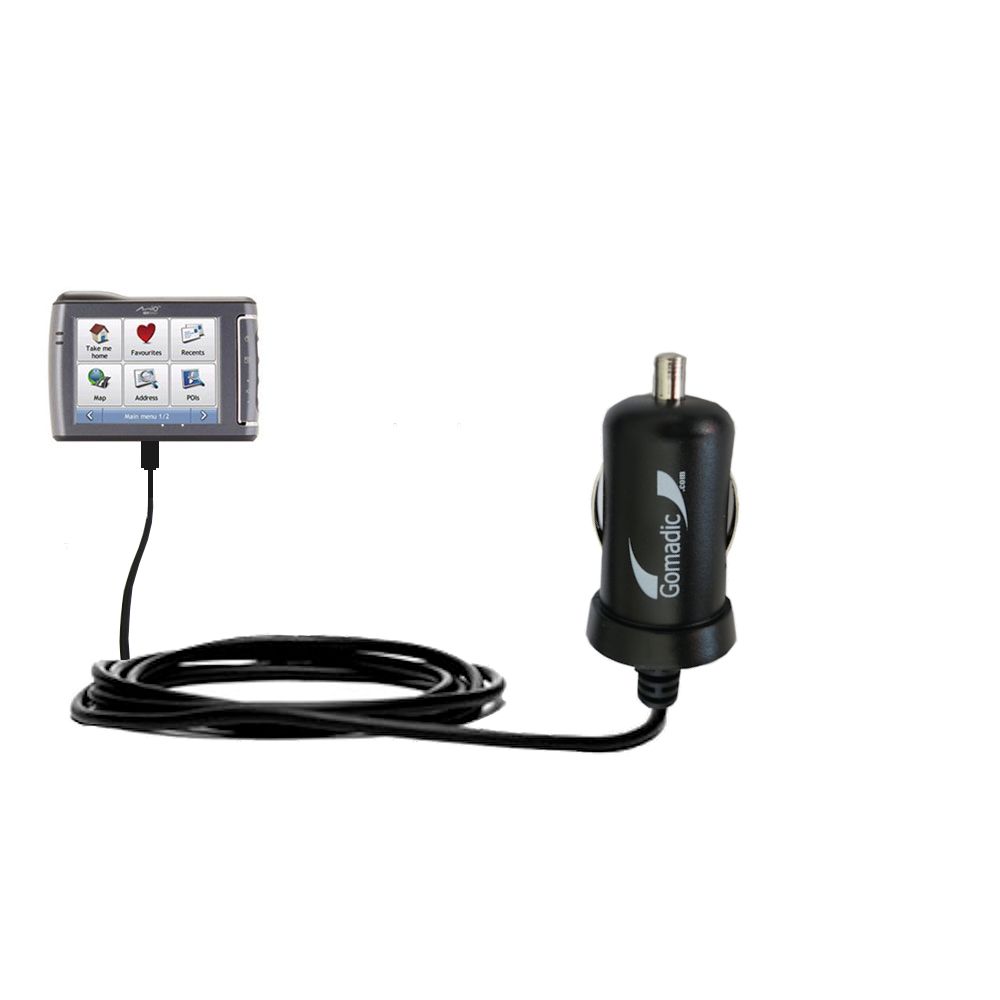 Mini Car Charger compatible with the Mio Moov 510
