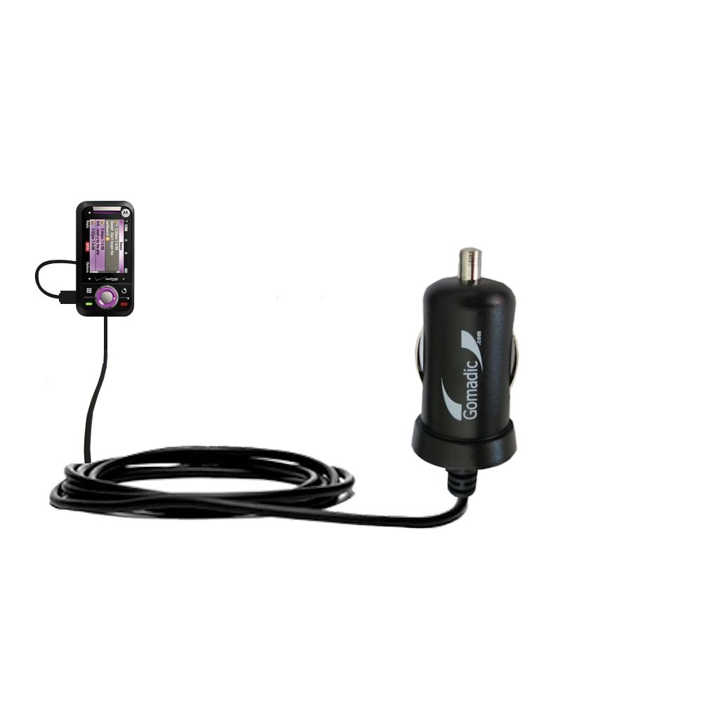 Mini Car Charger compatible with the Motorola A455