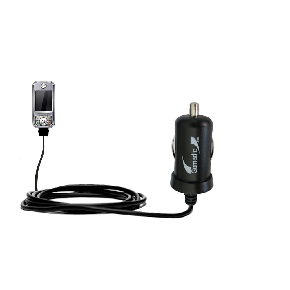 Mini Car Charger compatible with the Motorola A732