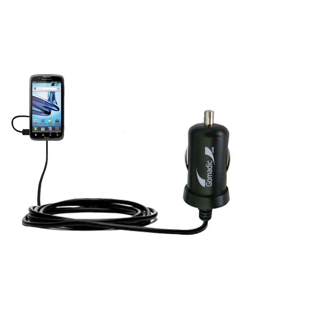 Mini Car Charger compatible with the Motorola Atrix Refresh