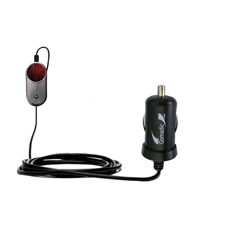 Mini Car Charger compatible with the Motorola AURA