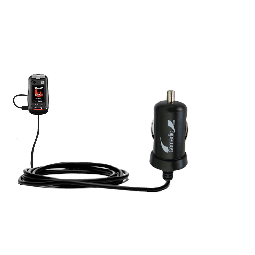 Mini Car Charger compatible with the Motorola Barrage V860